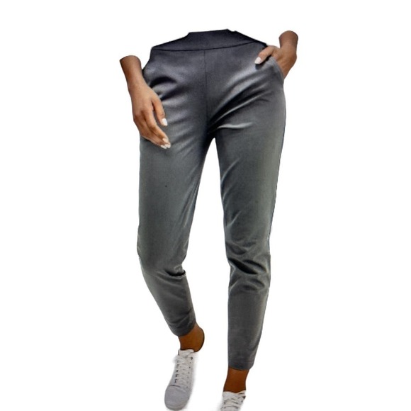 Dress Casual Career Pants Swift Drape by Ministry of Supply Heather Gray Sz. 12 - Picture 4 of 4